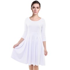 Quarter Sleeve Waist Band Dress Icon